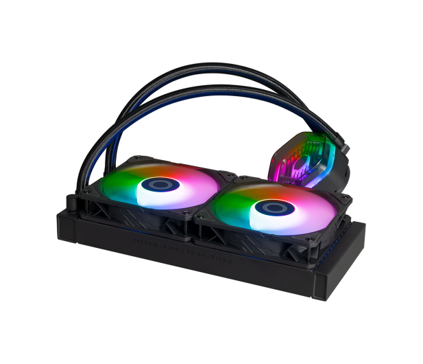 Cooler Master MasterLiquid 240 Atmos ARGB 2x120mm - 1194058 - zdjęcie 4